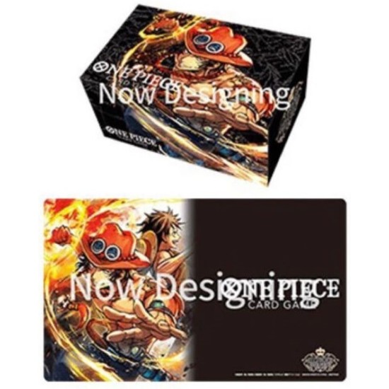 One Piece CG Playmat Storage Box Set Portgas.D.Ace - One Piece